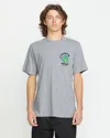 Volcom Men's Gatornation Short Sleeve Tee In Gray