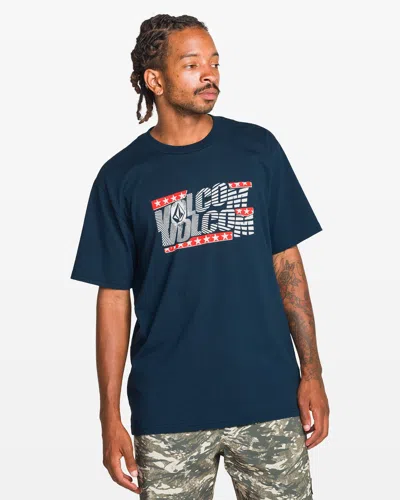 Volcom Men's Glory Daze Short Sleeve Tee In Blue
