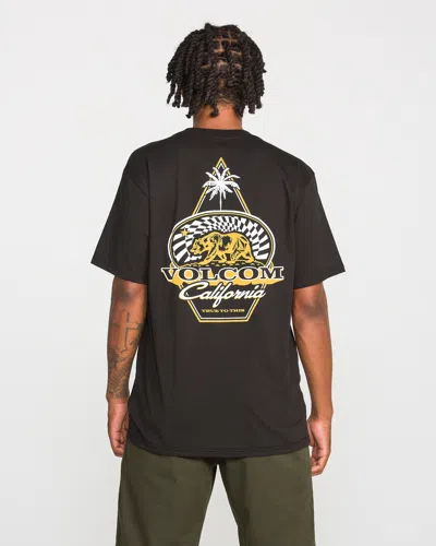 Volcom Men's Golden Bear Short Sleeve Tee In Black