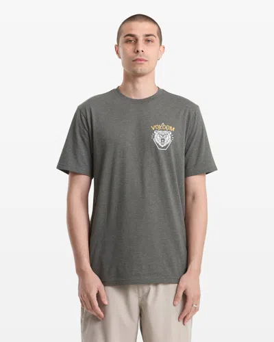 Volcom Men's Golden Statement Short Sleeve Tee In Brown