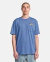Volcom Men's Great Divide Short Sleeve Tee In Blue
