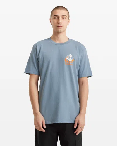 Volcom Men's Grindit Short Sleeve Tee In Blue