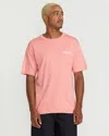 Volcom Men's Groovin Short Sleeve Tee In Pink