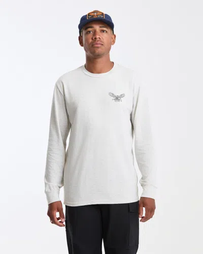 Volcom Men's Hammered Long Sleeve Tee In White