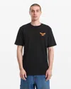 Volcom Men's Hammered Split Short Sleeve Tee In Black