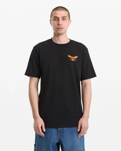 Volcom Men's Hammered Split Short Sleeve Tee In Black