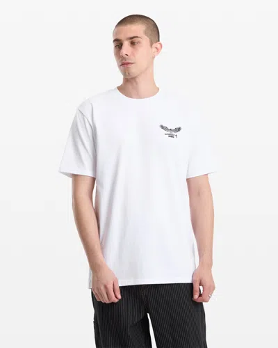 Volcom Men's Hammered Split Short Sleeve Tee In White