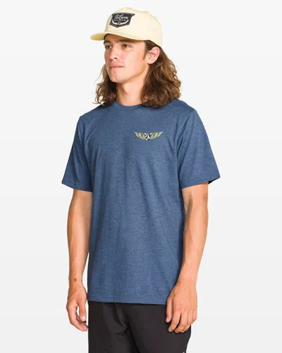 Volcom Men's Hi Flyer Short Sleeve Tee In Blue