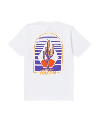 Volcom Men's Kacked Us Short Sleeve Tee In White