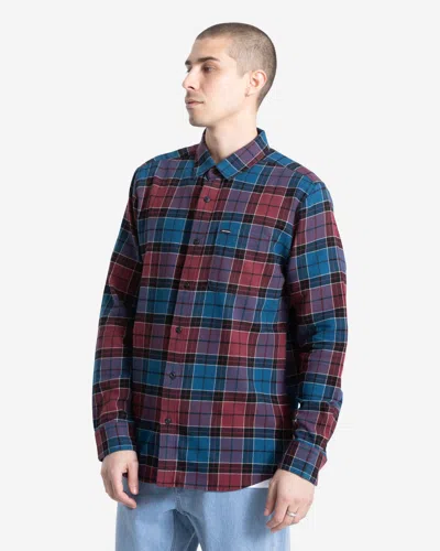 Volcom Men's Levelstone Long Sleeve Shirt In Blue