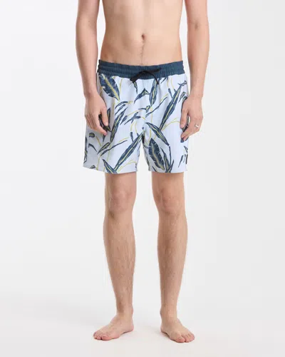 Volcom Men's Lido Print 16" Trunks In White