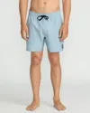 Volcom Men's Lido Solid 16" Trunks In Blue