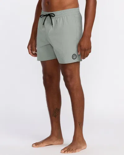 Volcom Men's Lido Solid 16" Trunks In Blue