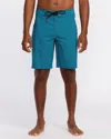 Volcom Men's Lido Solid Mod Trunks In Green
