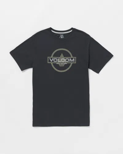 Volcom Men's Line Service Short Sleeve Tee In Black