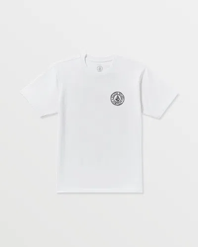Volcom Men's Logo Stamp Short Sleeve Tee In White
