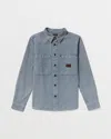 Volcom Men's Long Sleeve Shirt In Gray