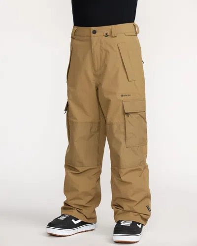 Volcom Men's Longo Gore-tex Pants In Brown