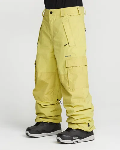Volcom Men's Longo Gore-tex Pants In Yellow