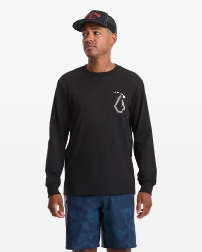 Volcom Men's Makau Long Sleeve Tee In Black