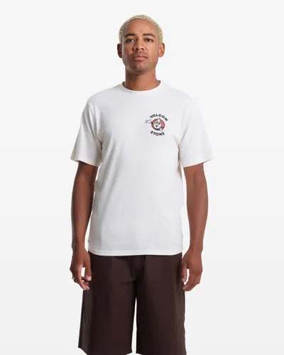 Volcom Men's Mister Stone Short Sleeve Tee In White