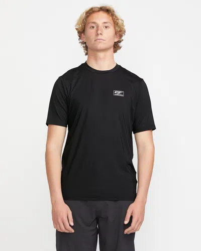Volcom Men's Modstone Loose Short Sleeve Surf Tee In Black