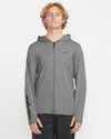 Volcom Men's Modstone Loose Zip Hood In Gray