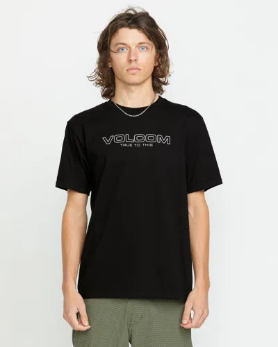 Volcom Men's Newro Short Sleeve Tee In Black