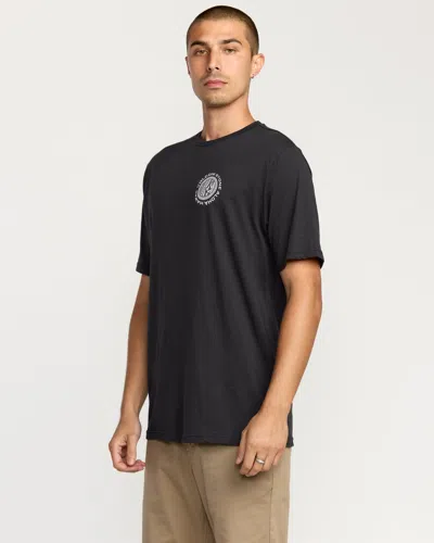 Volcom Men's Oceanic Short Sleeve Tee In Black
