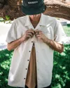 Volcom Men's Otis Stone Short Sleeve Shirt In White