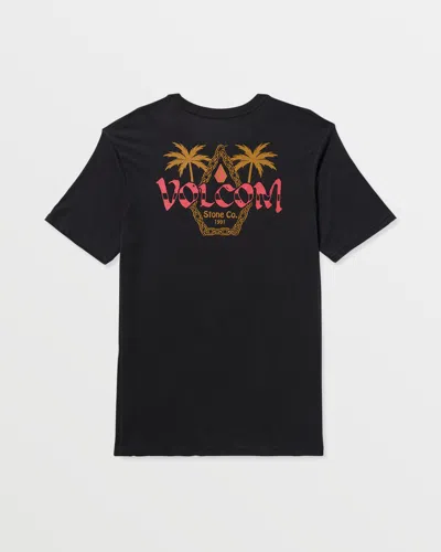 Volcom Men's Palm Punk Short Sleeve Tee In Black