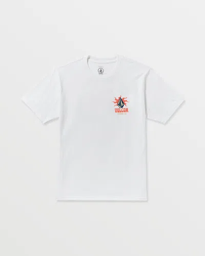Volcom Men's Peak A Boo Short Sleeve Tee In White