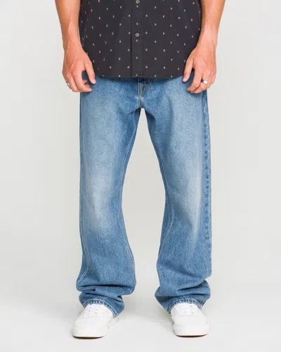 Volcom Men's Pipe Dreams Denim Pants In Blue