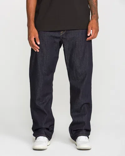 Volcom Men's Pipe Dreams Denim Pants In Blue