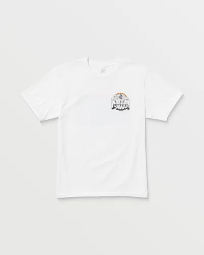 Volcom Men's Postcard Short Sleeve Tee In White