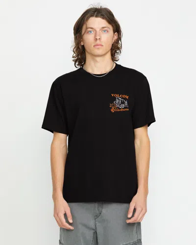 Volcom Men's Pour Choices Short Sleeve Tee In Black