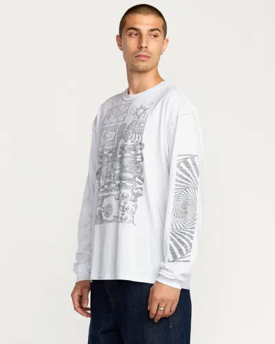 Volcom Men's Povj Long Sleeve Tee In White