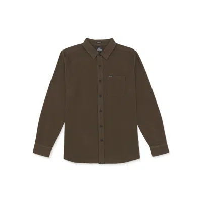 Volcom Men's Povj Workshirt In Brown