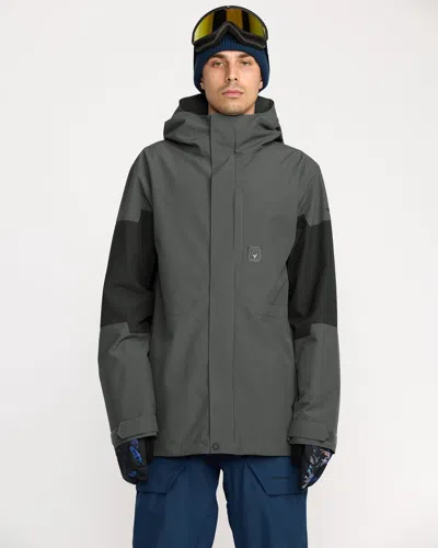 Volcom Men's Primry Insulated Jacket In Gray