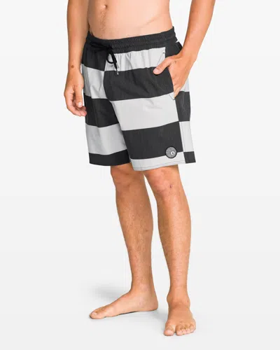 Volcom Men's Psyche Cotton 17" Trunk In Black