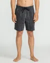 Volcom Men's Psyche Cotton 17" Trunks In Black
