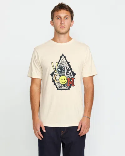 Volcom Men's Psychosis Short Sleeve Tee In Neutral