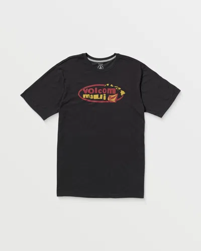Volcom Men's Radiostar Maui Short Sleeve Tee In Black