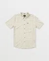 Volcom Men's Rambler Short Sleeve Shirt In Neutral