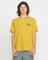 Volcom Men's Rat Trap Short Sleeve Tee In Yellow