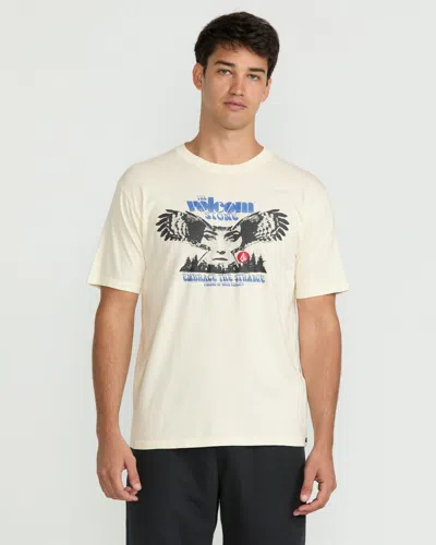 Volcom Men's Real Visions Short Sleeve Tee In White