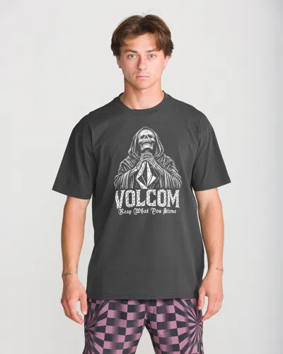 Volcom Men's Reap What You Stone Short Sleeve Tee In Black