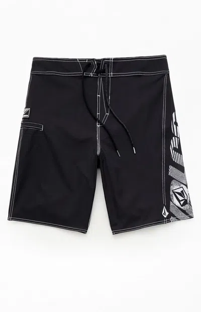 Volcom Men's Reaper Mod 10" Boardshorts In Black