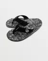 Volcom Men's Recliner Sandals In Animal Print