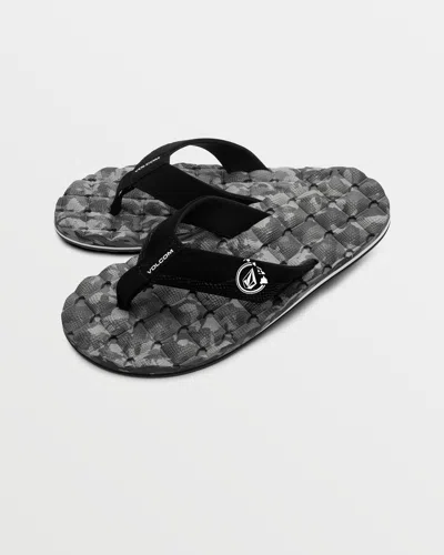 Volcom Men's Recliner Hawaii Sandals In Animal Print